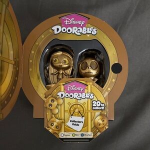 Disney Doorables Gold Peek: Jack & Sally - Ultra Rare - NIB